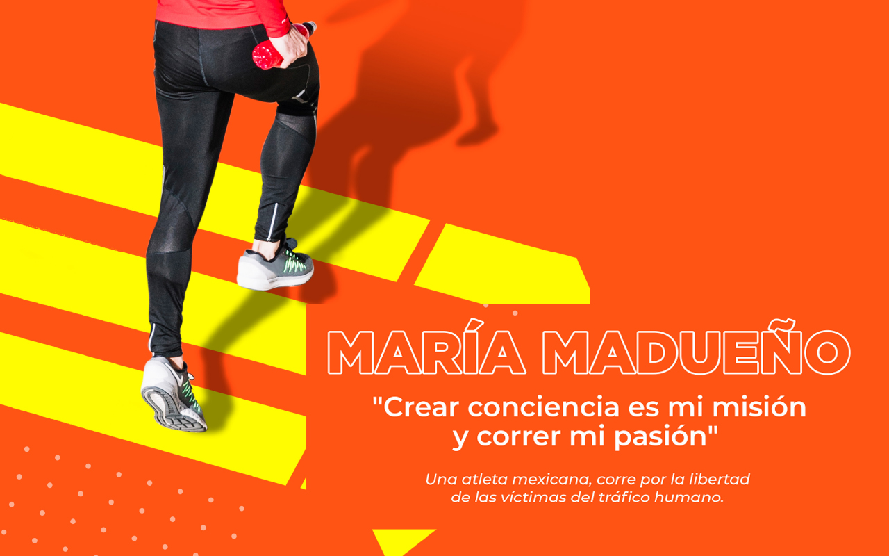 “Crear conciencia es mi misión y correr mi pasión” María Madueño.