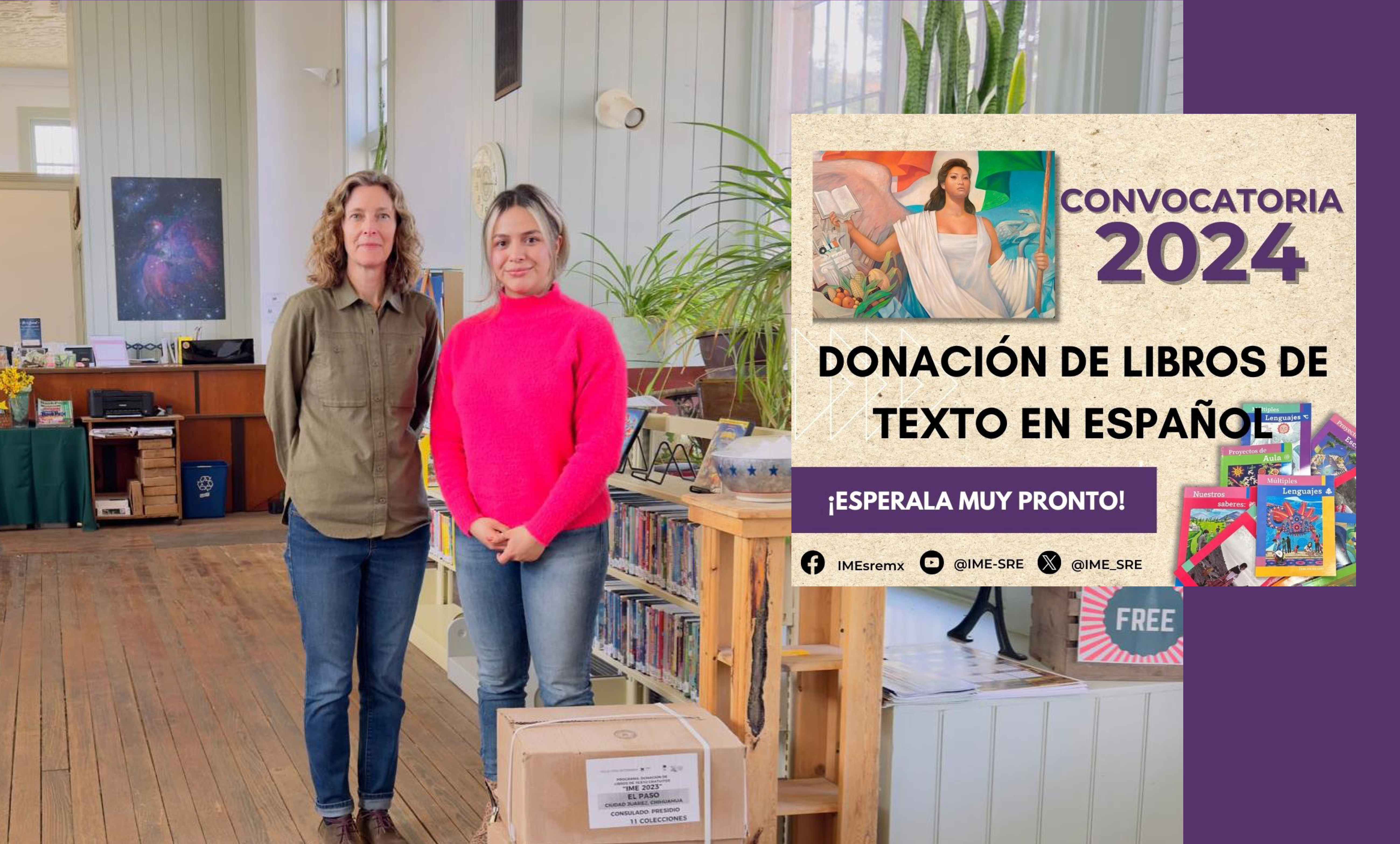Donación de Libros de Texto Español 
