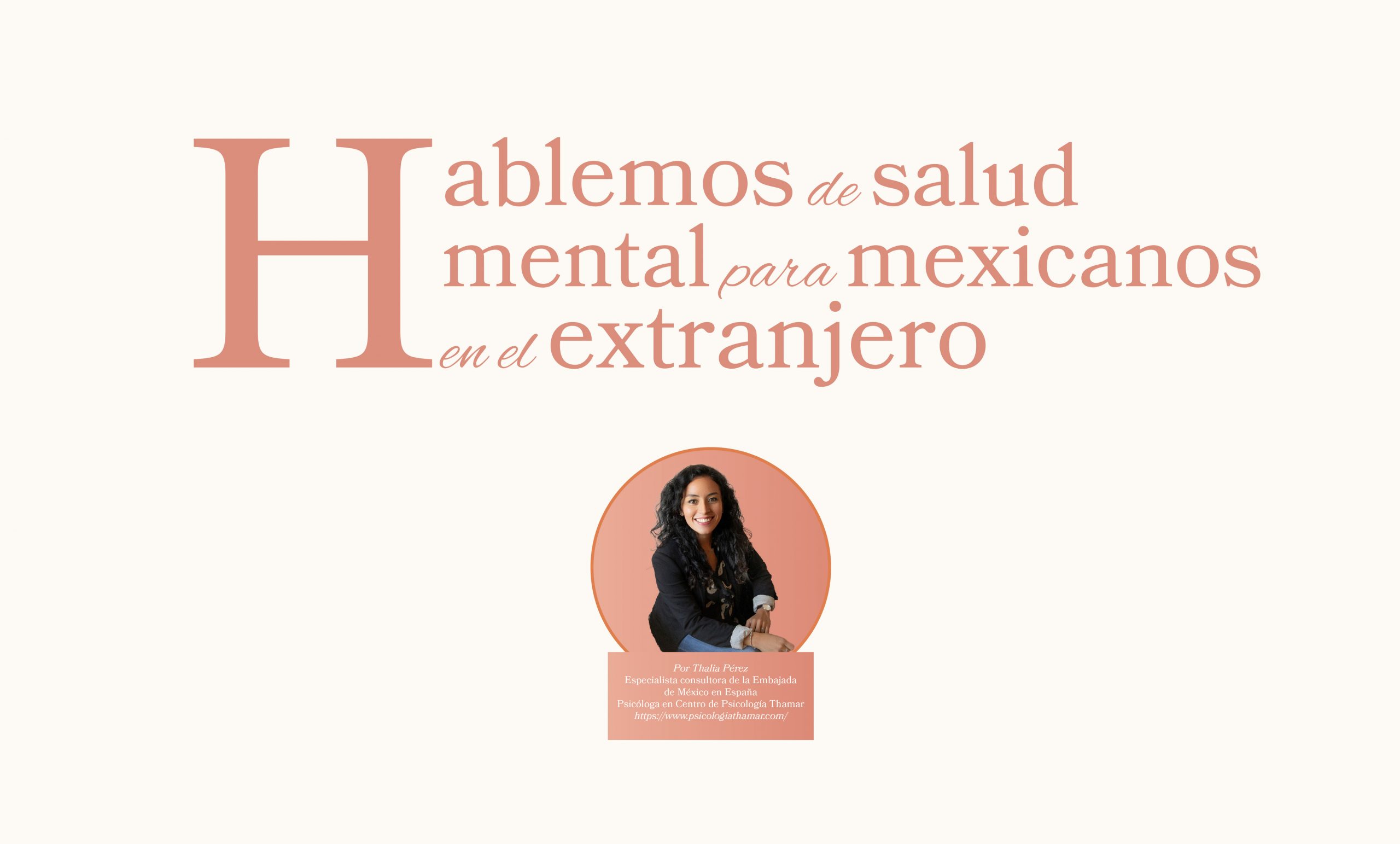 Hablemos de salud mental para mexicanos en el extranjero